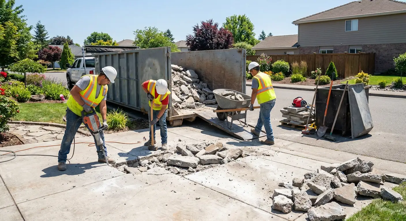 Heavy Hardscape Removal in Kennewick, WA