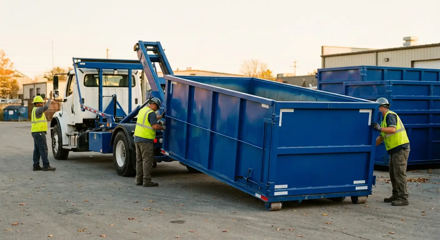 Commercial waste management and dumpster rental logistics in Kennewick, WA