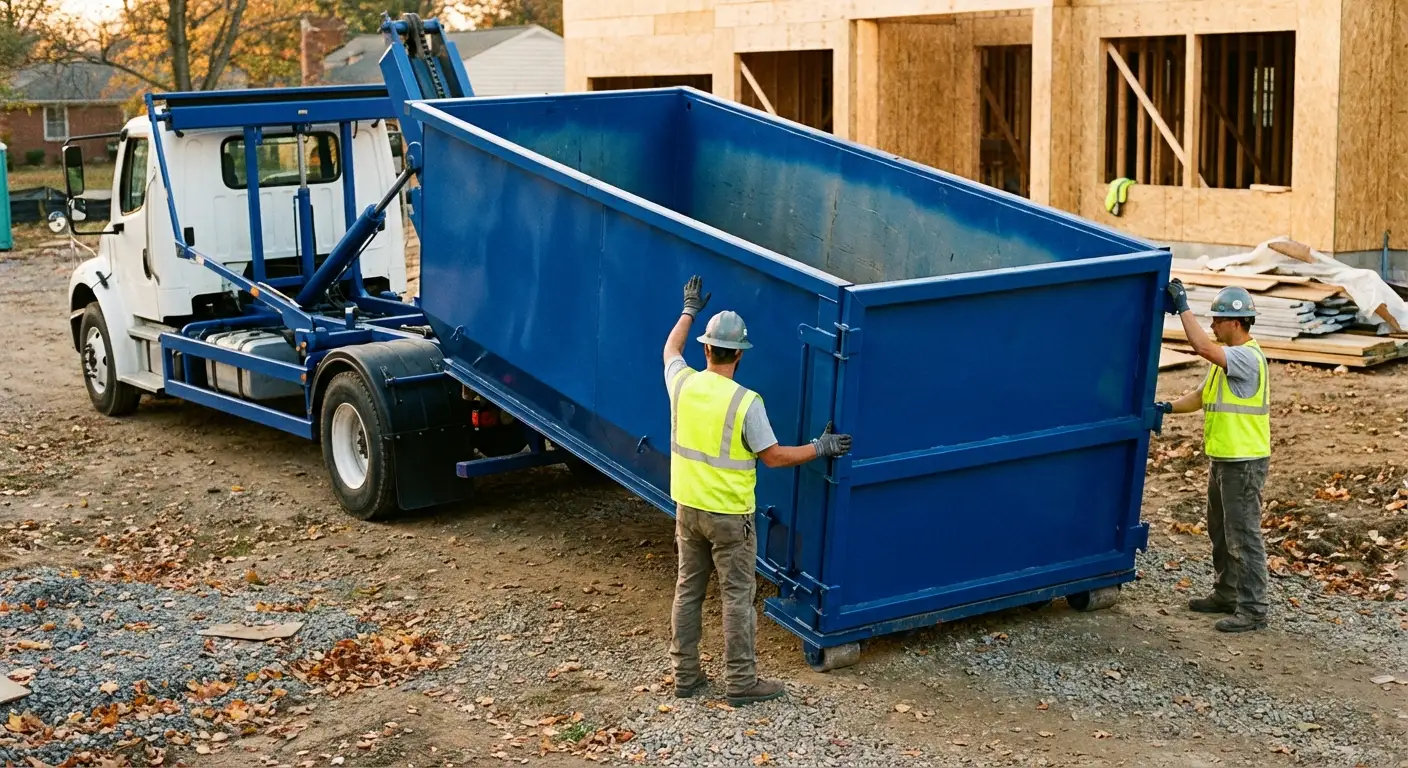 Construction dumpster delivery and waste management in Kennewick, WA