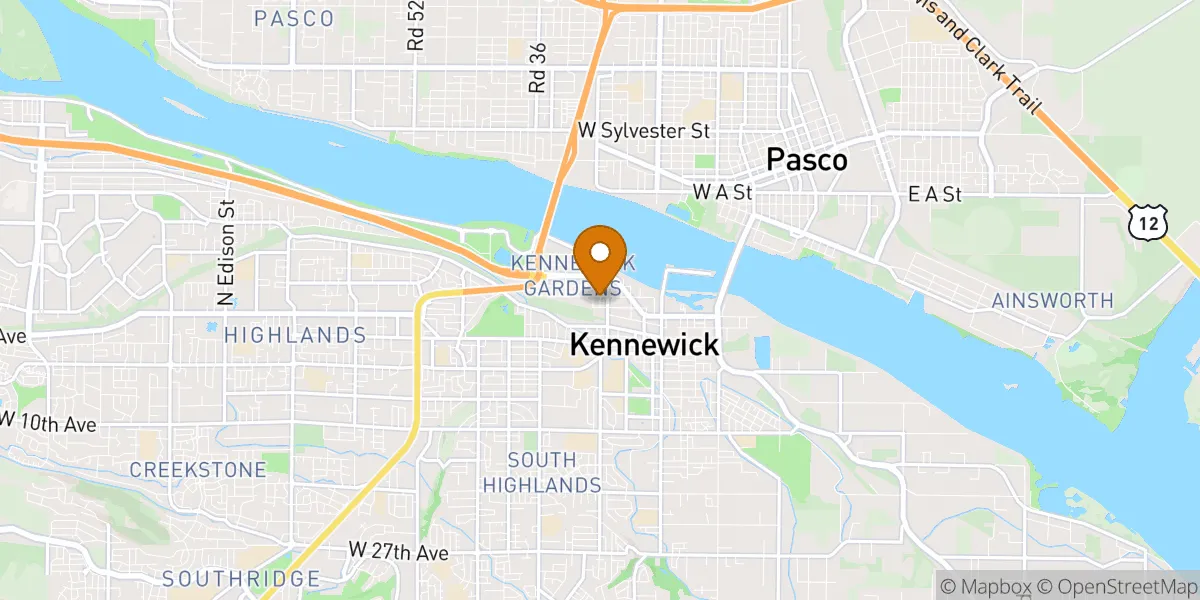  neighborhood map in Kennewick, WA