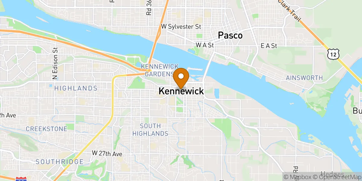  neighborhood map in Kennewick, WA